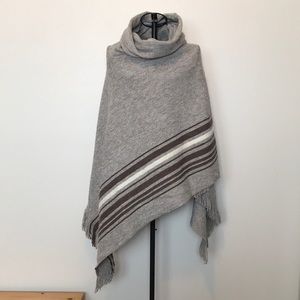 Roots Francis Poncho - Flaxseed Mix - O/S - NWT